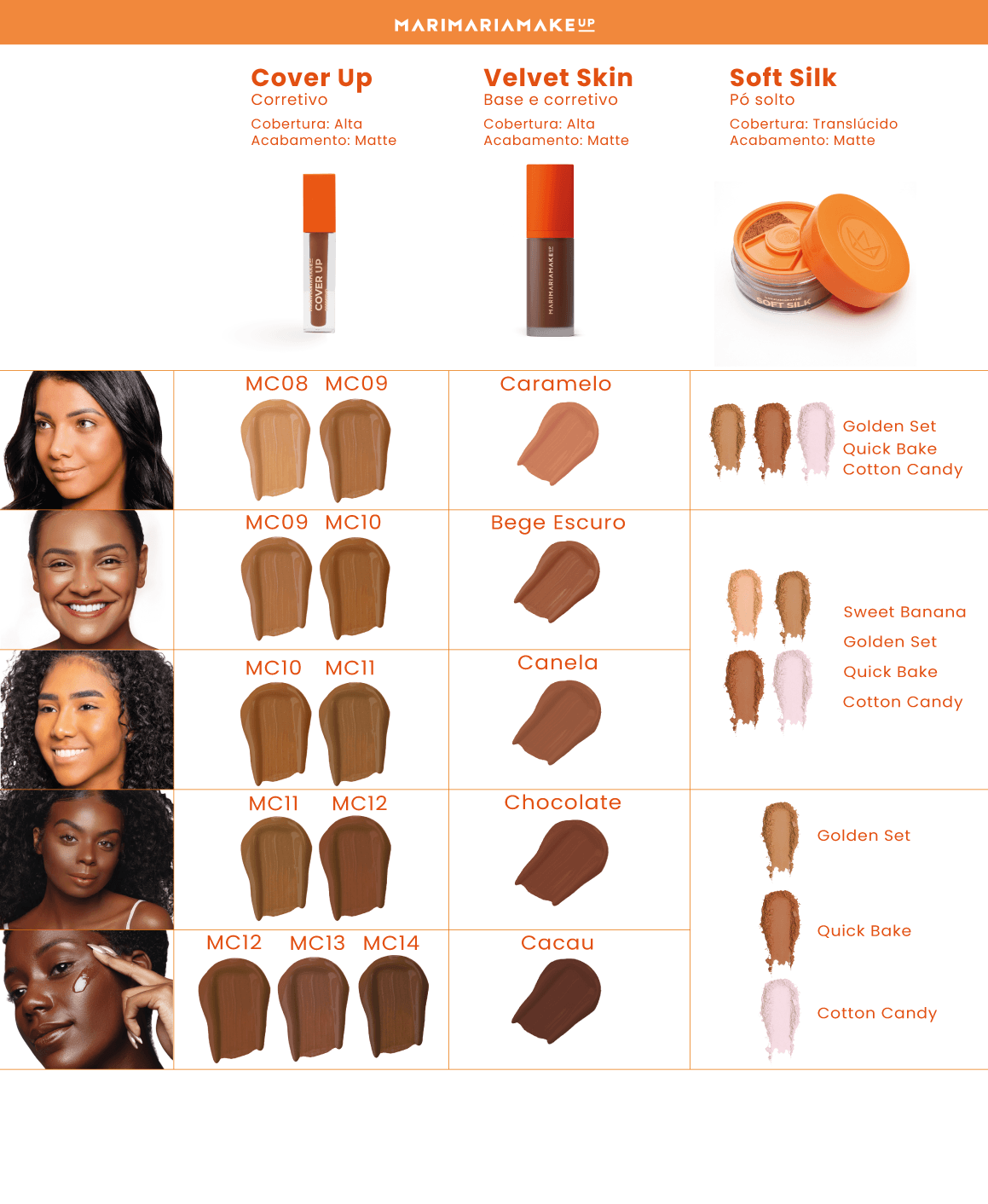 Base e Corretivo Matte Velvet Skin - Chocolate | Mari Maria Makeup - Image 6