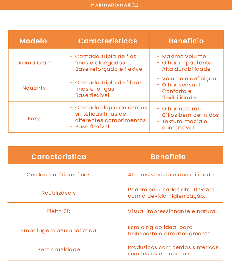 Cílios postiços - Lashes Drama Glam Mari Maria Makeup - Image 6